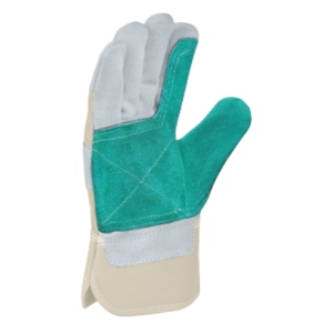 Gants de sécurité professionnels en cuir de vachette pleine fleur de haute qualité, confortables, avec paume renforcée pour travaux industriels - Product Image 1