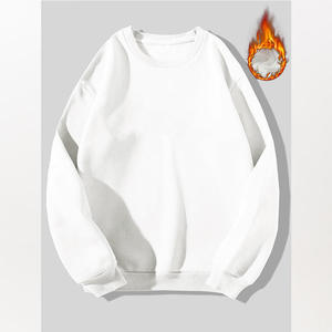 Sweat-shirt à col rond à manches longues pour femme en polaire 100% polyester avec logo personnalisé - Product Image 2