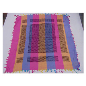 Écharpe Keffiyeh Shemagh en coton pur de qualité supérieure, tricotée à la main, motif carré Arafat, foulard religieux, motif géométrique - Product Image 4