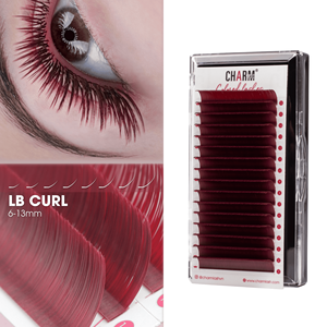 ขนตาปลอม Charmlash Mega Volume Lash Extensions รุ่น LC Curl แบบเส้นต่อเส้น  ฐานขนาด 2 มม.  ความหนา 0.03 0.05 0.07  รับผลิตแบบ OEM ODM - Product Image 1