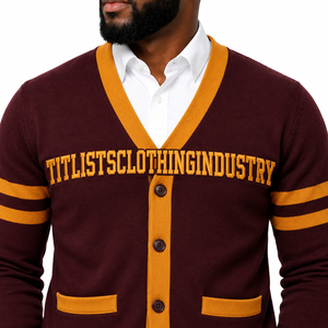 Pulls à col en V Zeta Phi Beta pour les sororités/fraternités/écoles/collèges/universités, logos tricotés, cardigans unisexes - Product Image 2