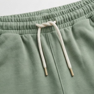 Conjunto de 2 Piezas para Mujer, Tejido, Verde Sólido, Casual, Camiseta de Manga Corta y Pantalones Cortos por Encima de la Rodilla, Cuello Redondo, Corte Holgado, Primavera - Product Image 5