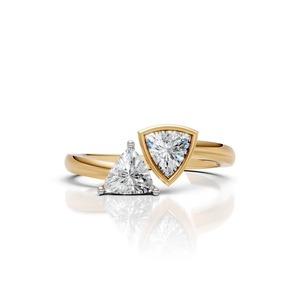 Bague Statement en Argent 925 pour Homme, Bijou Fin Audacieux avec Moissanite Taille Brillant, Bague Cocktail de Luxe - Product Image 2
