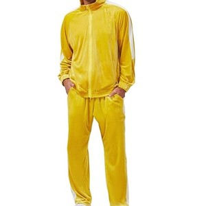 Survêtement de jogging en velours personnalisé pour homme, coupe régulière, séchage rapide, imprimé, respirant, grande taille, épais, hiver - Product Image 5