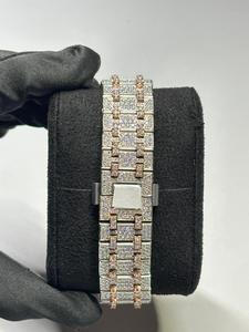Top Quality Moissanite Round Shape Stick Dial Watch for Wedding and Partywear Men's Quartz Watch Available at Affordable Price - Product Image 3