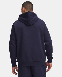 Regular Fit Zipper-Up Front Custom Logo Hoodie Navy Blue Color Breathable Heavyweight Acid Wash 100% Cotton Autumn Sweatshirt - Product Image 5