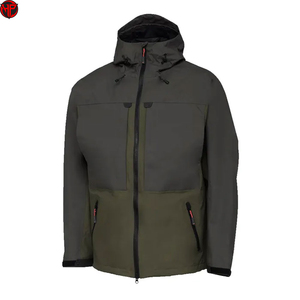 Chaqueta de Pesca Impermeable y Cortavientos con Capucha, de Secado Rápido y Transpirable, para Hombre, Diseño Moderno para Senderismo al Aire Libre - Product Image 1