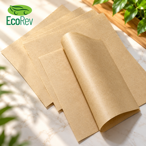 กระดาษคราฟท์สีน้ำตาลเคลือบ PE ย่อยสลายได้ ทนความร้อน เกรดอาหาร สำหรับซ้อนกัน น้ำหนัก 35 กรัม 38 กรัม ป้องกันเชื้อรา - Product Image 1
