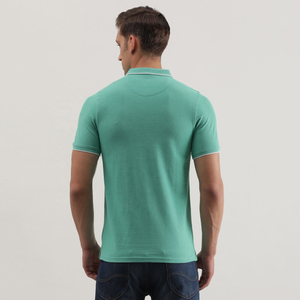 Camiseta Polo de Algodón para Hombre al por Mayor, Manga Corta, Transpirable, Corte Ajustado, Informal de Negocios, Verano, Logotipo Personalizado Bordado - Product Image 2