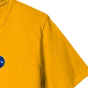 T-shirt personnalisé en gros avec lettres grecques, broderie à faux sequins, col rond, vêtements décontractés pour femmes - Product Image 2
