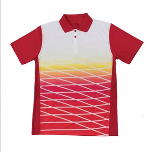Emblème personnalisé d'art gratuit T-shirt de golf à séchage rapide à séchage rapide confortable et évacuant la sueur Hauts de polo pour hommes - Product Image 3