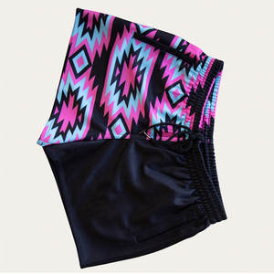 Custom Designed Unisex Rugby Shorts Two-Colour Sublimation Print Footy Shorts Breathable Adults - Product Image 3