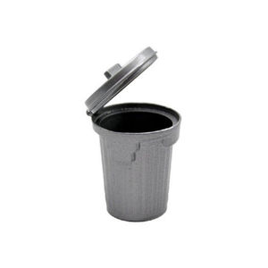 Poubelle ronde galvanisée de qualité supérieure, faite à la main en métal et fer, pour le nettoyage domestique, poubelles sur pied - Product Image 5