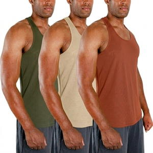 เสื้อกล้ามออกกำลังกายผู้ชาย Apex Crest Apparel สำหรับเพาะกาย เนื้อผ้ารัดรูป ระบายอากาศ แห้งเร็ว ผลิตจากโพลีเอสเตอร์แบบริบ - Product Image 5
