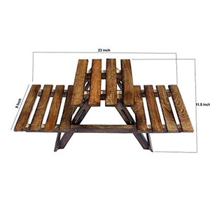 MDF Wooden Flower Display Stand A-Frame <b>Bench</b> Wholesale Moradabad - Product Image 3
