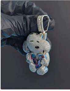 Pendentif Grand Theft Auto VI Iced Out avec diamants Moissanite, bijou de luxe, breloque, vente en gros - Product Image 6