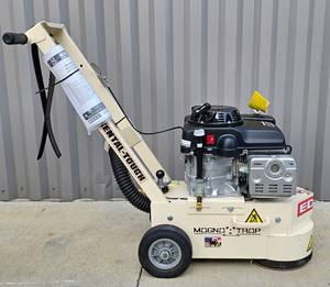 Máquina pulidora de hormigón a gasolina Turbo Mag-na-Trap 10' de alta demanda, con motor Honda de 13hp, tijeras para el cabello - Product Image 1