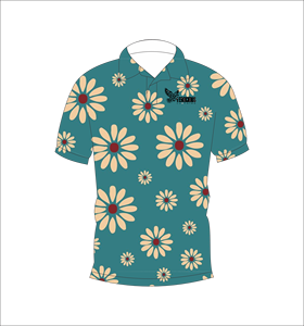 เสื้อโปโลพิมพ์ลายเดซี่แบบกำหนดเอง ระบายเหงื่อได้ดี แขนสั้น เหมาะสำหรับกอล์ฟ ลำลอง แฟชั่นฤดูร้อน - Product Image 6