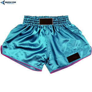 Professional Sporty High Waist MMA Training Fight Shorts Men-Vintage Solid Front Lightweight Satin Fabric Eco-Friendly - Product Image 5