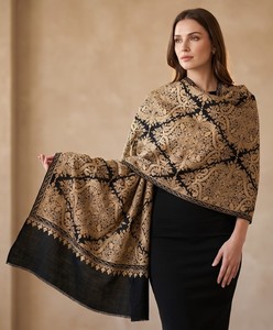 Elegante Chal de Viscosa Europeo Americano con Bordado Floral, Reversible, Ligero, Transpirable y Duradero, con Estampado Digital, Bufanda de Invierno - Product Image 3