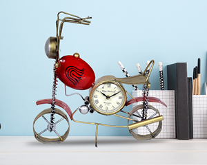 Metal Small Bike for Office Table Home Decor Vintage Iron Vehicle Model Toy Gifts - Product Image 6