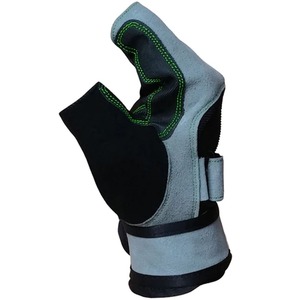 Unisex Leather Training Gloves Padded Palm Breathable Design Pull-On Closure for <b>Weight</b> Lifting Fitness-Integrated Gym <b>Trainer</b> - Product Image 5