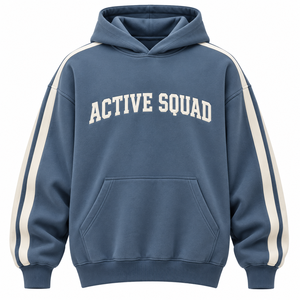 Sweat-shirt à capuche pour homme, imprimé et brodé, sans cordon, hiver, coupe classique, épais, effet gonflé - Product Image 5