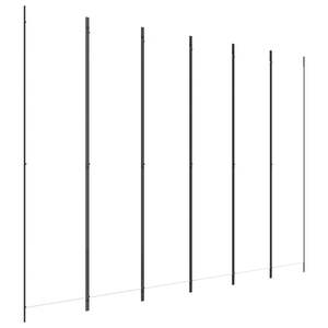 Separador de Ambientes de Tela Blanco de 6 Paneles, 118.1"x86.6" - Categoría de Producto: Biombos y Separadores - Product Image 2