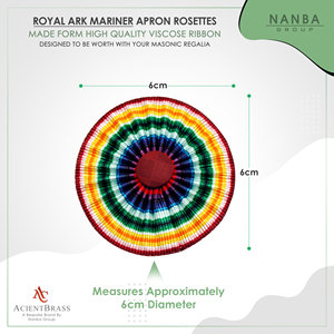 Cinta de Roseta Royal Ark Mariner para Rosetas de Mandil Masónico - Product Image 3