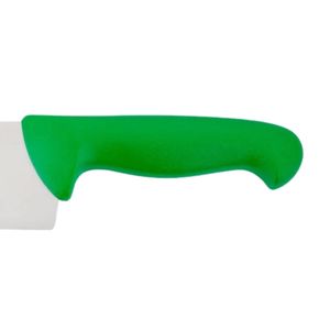 Cuchillos de Cocina con Mango Verde y Hoja Plateada con Punta, Protector de Dedos, Agarre Ergonómico Curvo para Cortar Vegetales y Preparar Comidas - Product Image 3