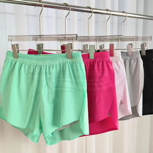 Shorts en maille imprimés pour hommes avec motif uni, taille élastique, vêtements de sport décontractés, 100% coton, anti-plis, design personnalisé - Product Image 5