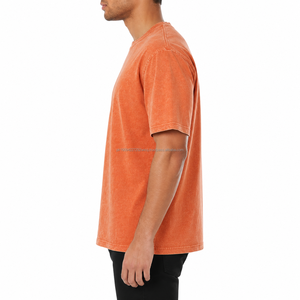 Camiseta de Alta Calidad OEM ODM con Lavado Ácido, 100% Algodón, Manga Corta, Estilo Casual Urbano, Unisex, Secado Rápido, Transpirable y Ecológica - Product Image 4