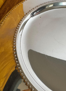 Assiette de présentation ronde en acier inoxydable poli miroir pour table de dîner formelle, banquets d'hôtel et restaurants haut de gamme - Product Image 2