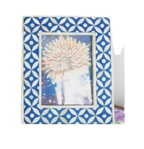 Cadre photo en os incrusté fait main, cadre photo antique, meubles et décoration intérieure, cadre photo en os incrusté, fabrication artisanale - Product Image 2