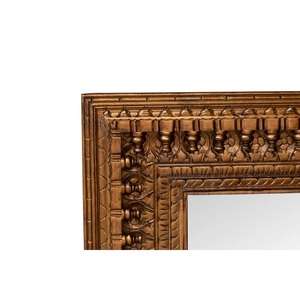 Contemporary Wall Mirror for Modern Interiors Handcrafted Rustic Border Design with Premium Statement Appeal - Product Image 3