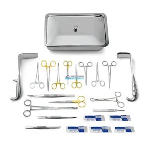 Kit d'instruments chirurgicaux pour césarienne, 23 pièces, ensemble d'instruments de chirurgie obstétricale avec boîte de stérilisation - Product Image 4