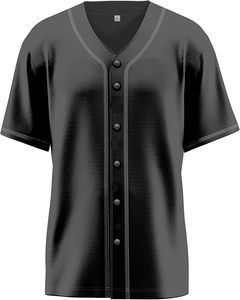 <b>Mens</b> Customizable Breathable Lightweight American Baseball Jersey Set-Premium Quality Durable Fabric for Team & Club Use - Product Image 5