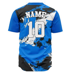 Camiseta de Béisbol Deportiva Transpirable Hecha a Medida, Precio de Fábrica al por Mayor, Unisex para Adultos, Servicio OEM, Antibacteriana, de Secado Rápido - Product Image 4