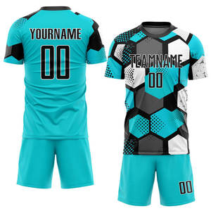 Ensembles d'uniformes de football pour hommes sur mesure de qualité supérieure, vêtements de sport respirants pour l'entraînement, maillot de football professionnel léger - Product Image 4