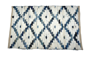 Offre spéciale : tapis de porte rectangulaire en coton et polypropylène, tapis de porte extérieur en maille en forme de D, idéal pour les portes d'entrée, les tables. - Product Image 3