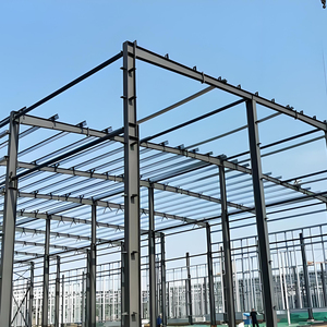 Costruzione Personalizzata di Telai in Acciaio Leggero Secondo Standard ASTM con Processo di Saldatura per Magazzini a Grande Campata e Sale Logistiche - Product Image 6
