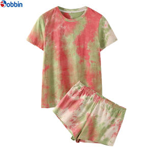 Conjunto deportivo personalizado para hombre, talla grande, transpirable, cómodo, unisex, conjunto de pantalones cortos con efecto tie-dye, nueva colección de verano - Product Image 4