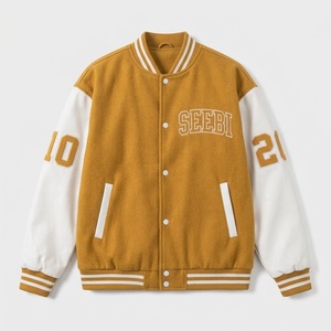 Veste varsity homme de haute qualité, coupe slim, design tendance, veste varsity élégante, veste varsity de basketball - Product Image 2