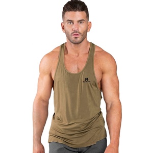 Camiseta sin mangas de color verde oliva para hombre, fabricante de entrenamiento de fitness por Hawk Eye Sports ( PayPal verificado) - Product Image 1