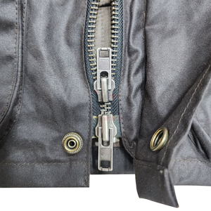 Veste de travail en coton ciré pour homme, col en velours côtelé marron, veste classique robuste pour la chasse, le travail, les activités de plein air, l'automne - Product Image 6