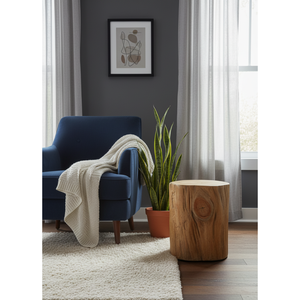 Tabouret ottoman en teck fait main ARTERRA Premium Warehouse Hotel Villa Apartment - Product Image 5