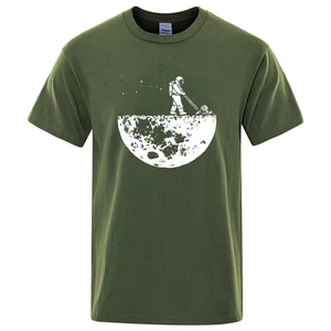 T-shirt pour hommes, professionnel, de haute qualité, en mélange de coton, imprimé Lunar Cleaner, décontracté, cool, ample, col rond, dernier design - Product Image 5