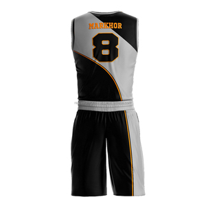Uniformes de basket-ball personnalisés pour hommes Shorts en jersey imprimés par sublimation Kits d'entraînement légers de vêtements de sport d'équipe - Product Image 6