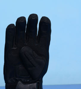 Gants de moto en cuir noir durables pour l'hiver, résistants aux chocs, à doigts complets, pour la conduite de moto et les sports de plein air - Product Image 2