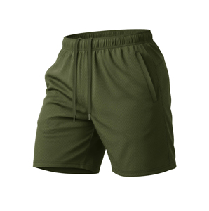 Shorts en maille respirants pour hommes, couleur unie personnalisée, haute qualité, service OEM, nouvelle collection 2026, taille adulte, faible MOQ - Product Image 1